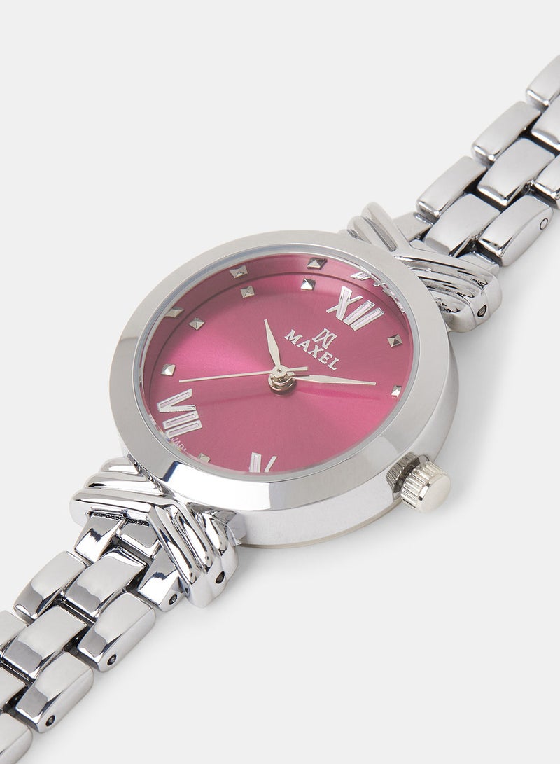 Maxel Women's Quartz Classic Fashion Analog Wrist Watch MX483 - 28mm - Image 2