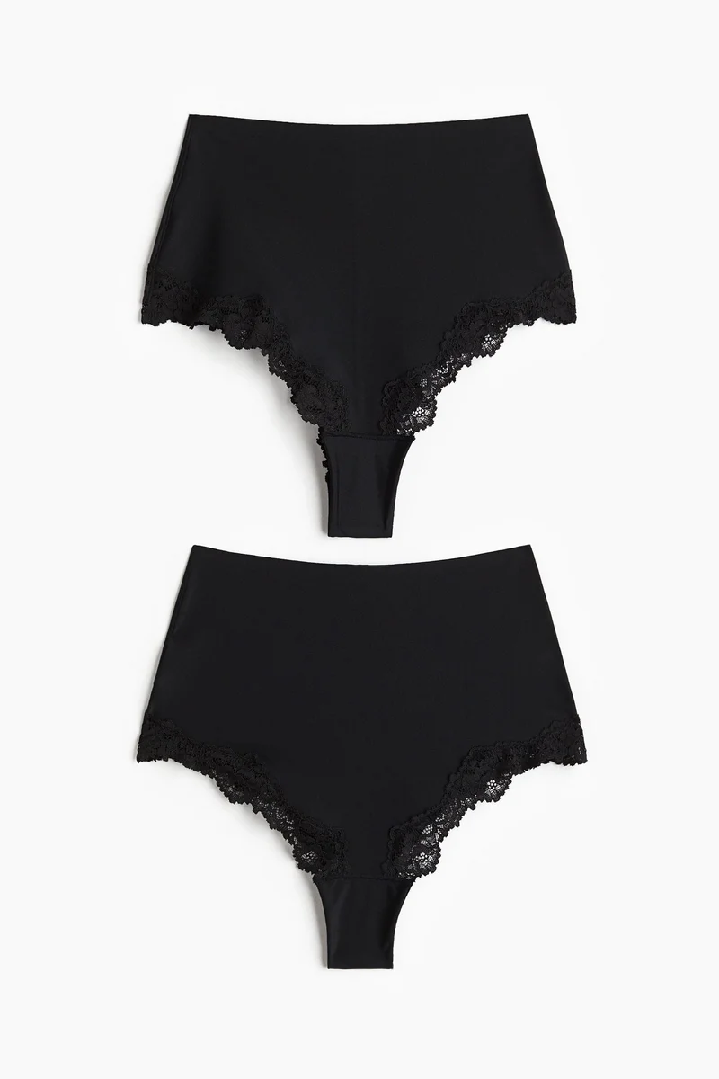 اتش اند ام 2-pack microfibre Brazilian briefs