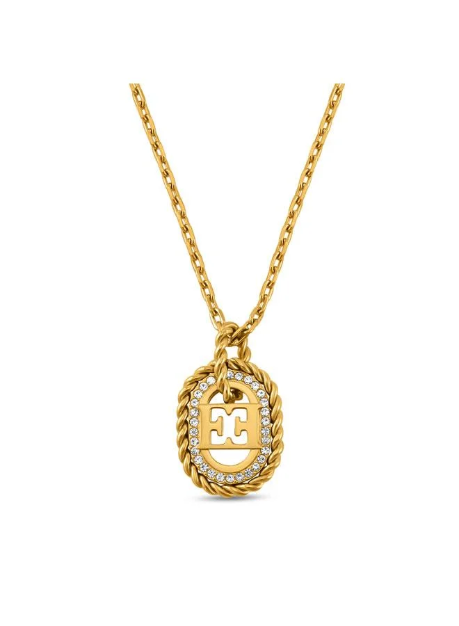 ESCADA Grace Gold Plated 316L Stainless Steel Pendant Necklace for Women, 450mm