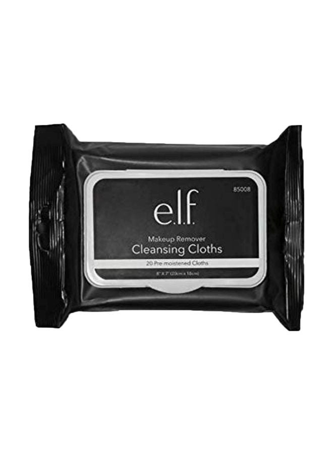 elf 20-Piece Makeup Remover Cleansing Cloths - Image 1