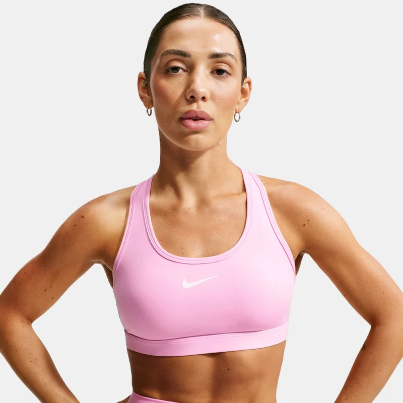 Nike Pink Women's Dri-FIT Swoosh Medium-Support Training Sports Bra for Women | Best Price UAE