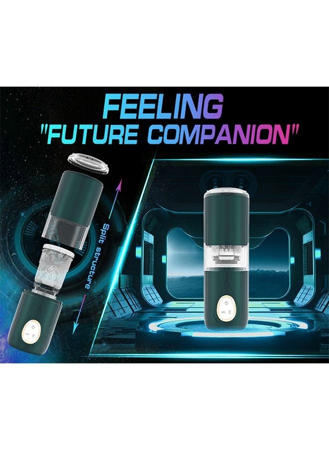 Generic - Detachable Smart Massager with Intelligent Pronunciation Function for Men with Strong Suction Cup - Image 1