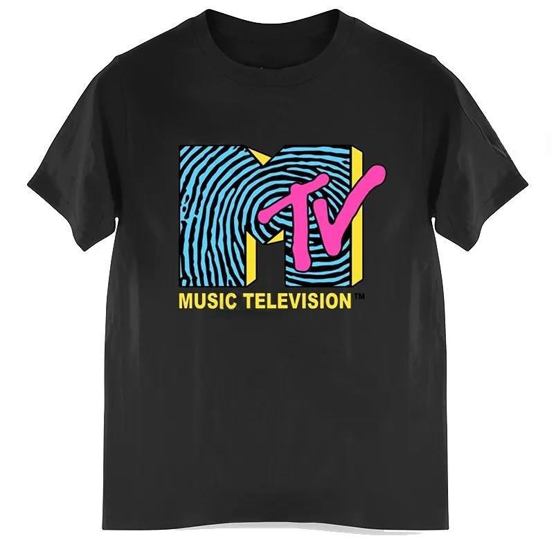 T-Shirt Clothing Music Graphic Fun Fashion Hip-Hop Men'S T-Shirt Women'S Tv Mtv Tv Plus Size - Image 4