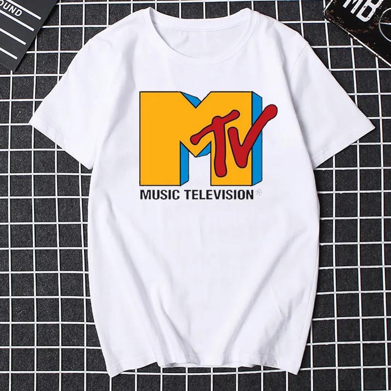 T-Shirt Clothing Music Graphic Fun Fashion Hip-Hop Men'S T-Shirt Women'S Tv Mtv Tv Plus Size - Image 1