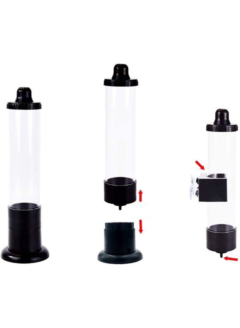 SOLARAE Incubator, Shrimp Egg Incubator Brine Hatchery Kit Plastic Incubation Tube Fish Tank Aquarium Equipment, for Aquarium Brine Shrimp Eggs, Black - Image 3