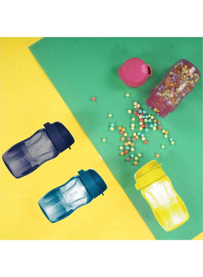 Tupperware Aquaslim Plastic Bottle, 310Ml, Set Of 4, Blue, Pink, Yellow, Purple - Image 2