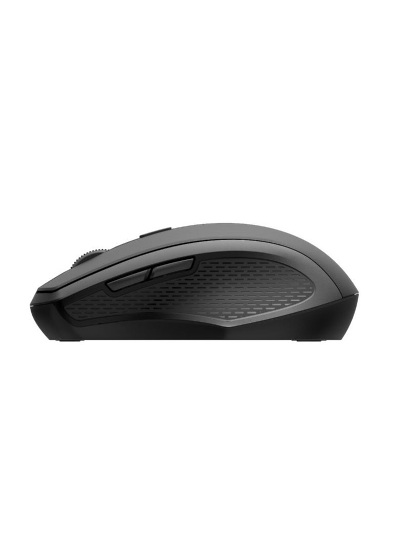 LAZOR Tap-S Wireless Mouse | Ergonomic PC Mouse with USB Receiver | 3 DPI Adjustable (800-1200-1600) | 6 Buttons | Up to 10M Wireless Connection | Ultra-Fast Scroll–Black - Image 4