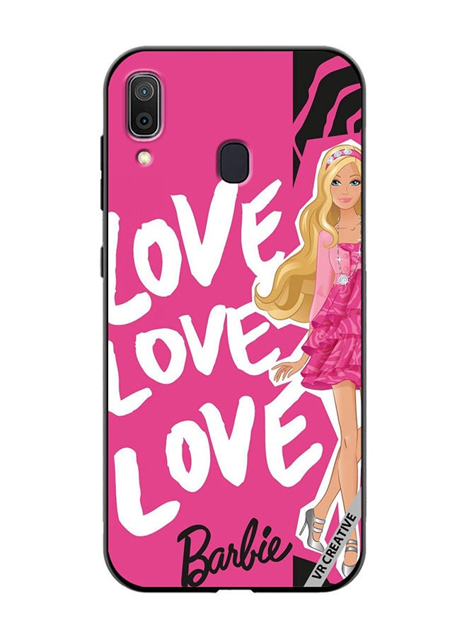 VR CREATIVE Protective Case Cover For Samsung Galaxy A30 Love Barbie Design Multicolour - Image 1