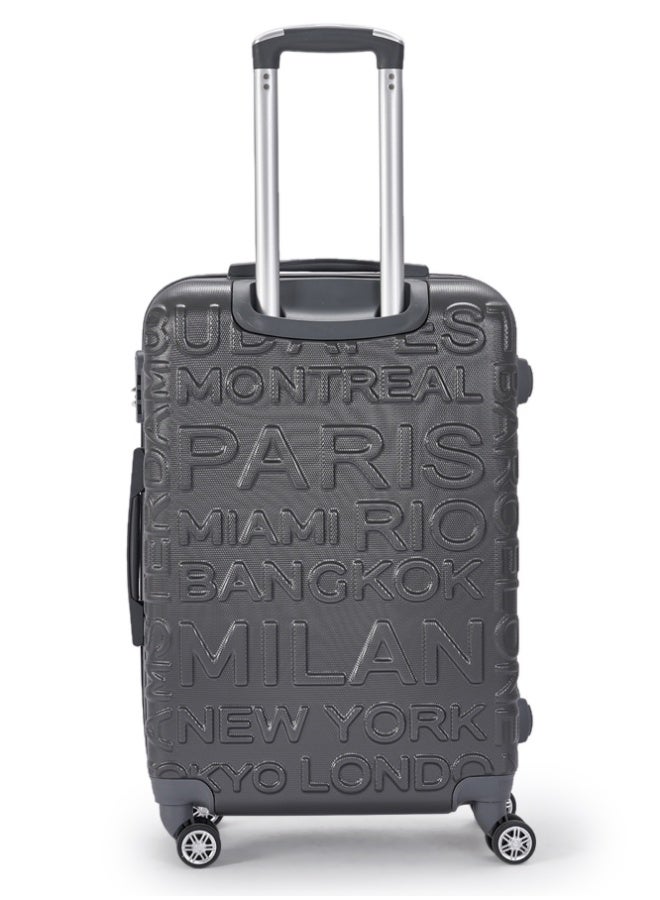 LIMRA Cabin Carry Check-In Luggage Trolley Size 20 inch Grey - Image 3