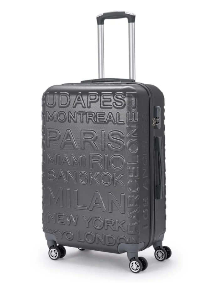 LIMRA Cabin Carry Check-In Luggage Trolley Size 20 inch Grey
