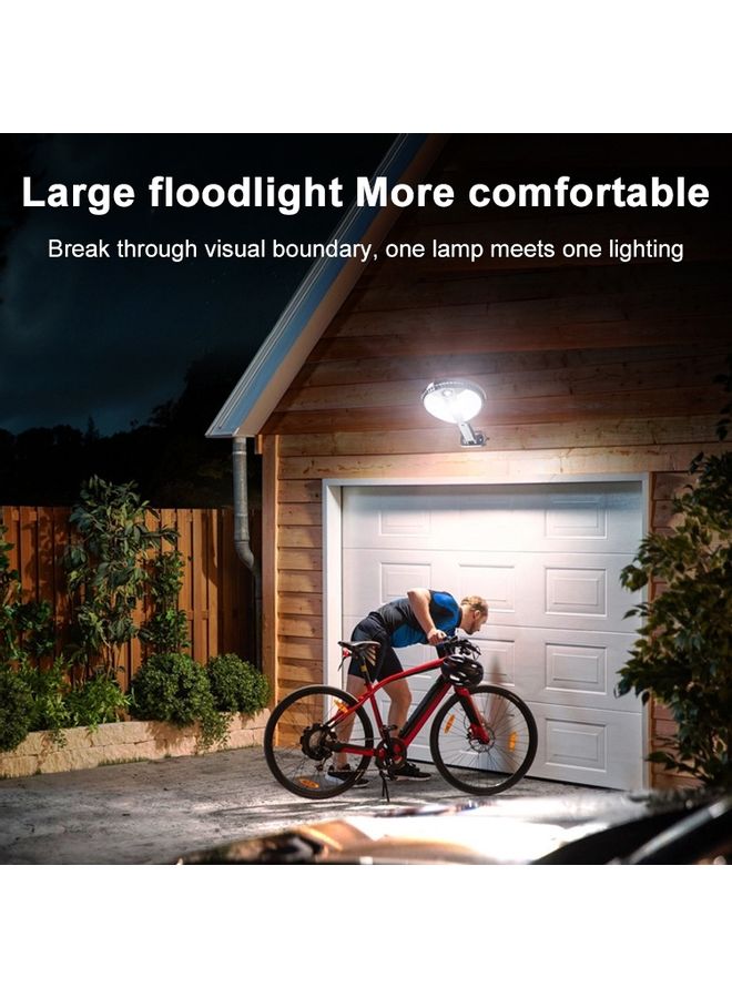 NIBEMINENT 70 LEDs Round Solar Powered Garden Lamp White 21x18x5centimeter - Image 4