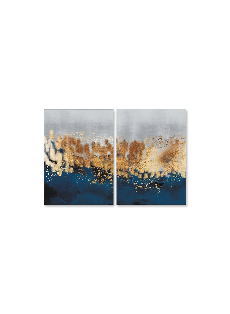 Marktna Decorative Wall Art Painting with a Modern Design, 2 pieces, Size 80x60 cm  - Image 2