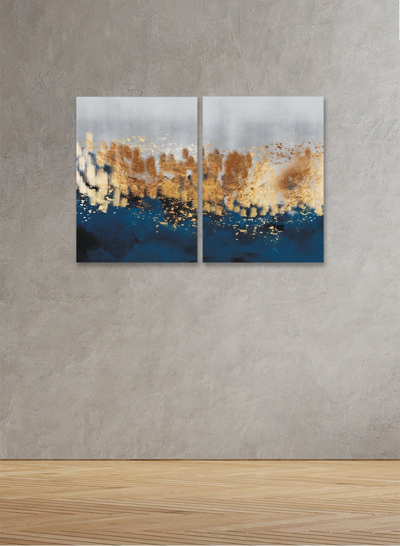 Marktna Decorative Wall Art Painting with a Modern Design, 2 pieces, Size 80x60 cm  - Image 1