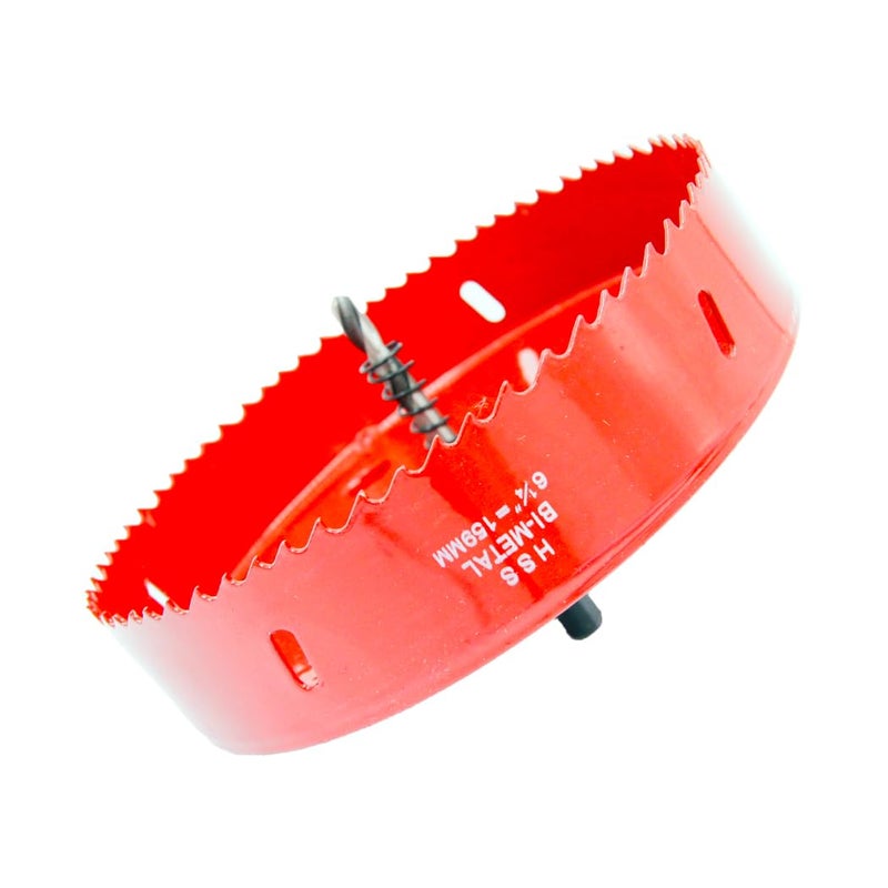 Laiwei 6.26 inch Hole Saw, bi-Metal Hole Cutter. for Drilling Wood, Aluminium Profiles, PVC, plasterboard, etc. Round Knife Calibre 6-1/4"(159mm) - Image 1