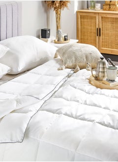 MAXQON Duvet Insert Cotton Single | Queen | King Sizes, Color White  - Image 1