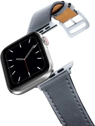 بولهاموبيل Polham 40MM Retro Design Leather Band Compatible with Apple Watch 4-5-6, Ultra Durable Locking Strap