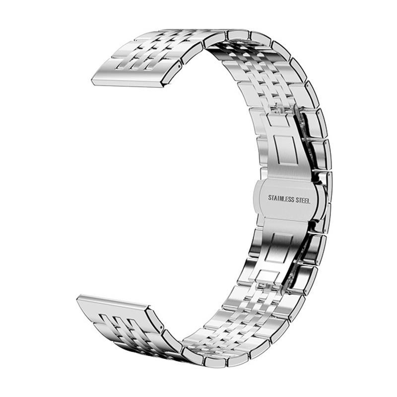 إيروريكس سوار ساعة من الفولاذ المقاوم للصدأ الصلب بسبع حبات مقاس 20 مم (فضي) - Image 1