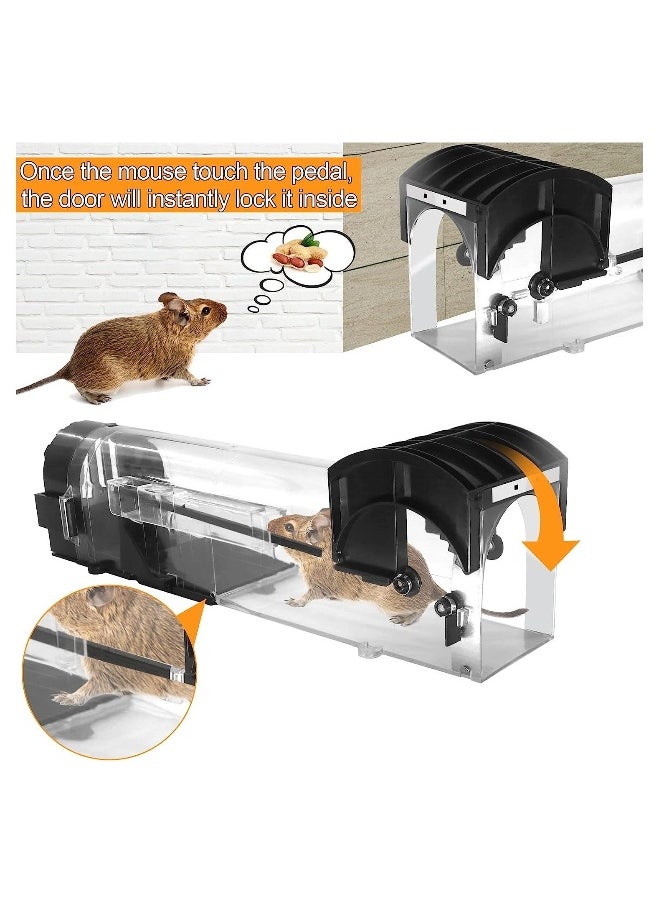 Generic Humane Mouse Trap, Rat and Rodent Trap, Rat Poison Substitute, Easy Set Durable Traps, Safe for Children, Pets and Humans, 2Pcs  - Image 1