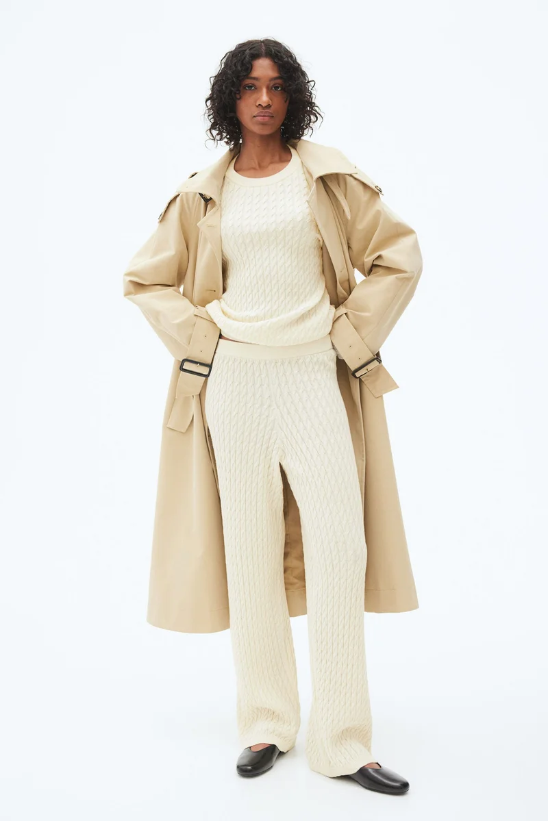 H&M Cable-knit cashmere-blend jumper