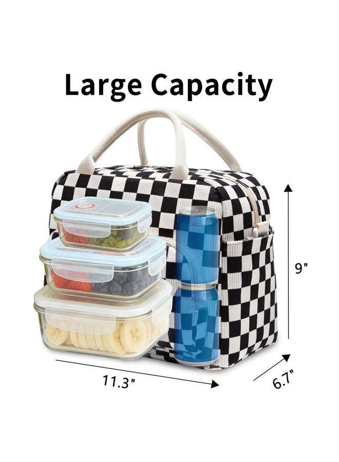 GASSDA Lunch Box for Women Insulated Lunch Bag Women Adult Cute Lunch Bags Reusable Lunchbox Cooler Tote Bag for Work Picnic - Image 3