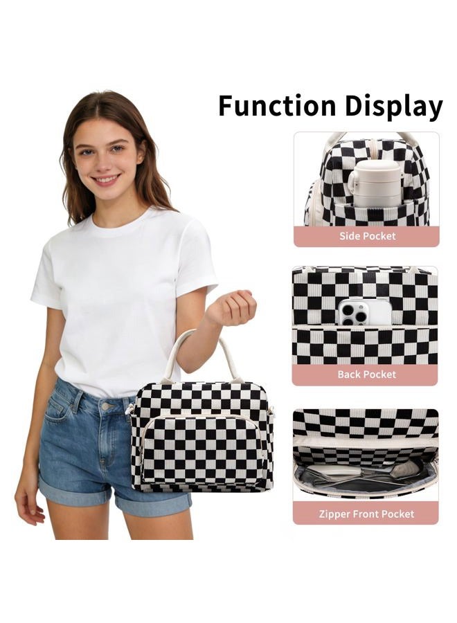 GASSDA Lunch Box for Women Insulated Lunch Bag Women Adult Cute Lunch Bags Reusable Lunchbox Cooler Tote Bag for Work Picnic - Image 4