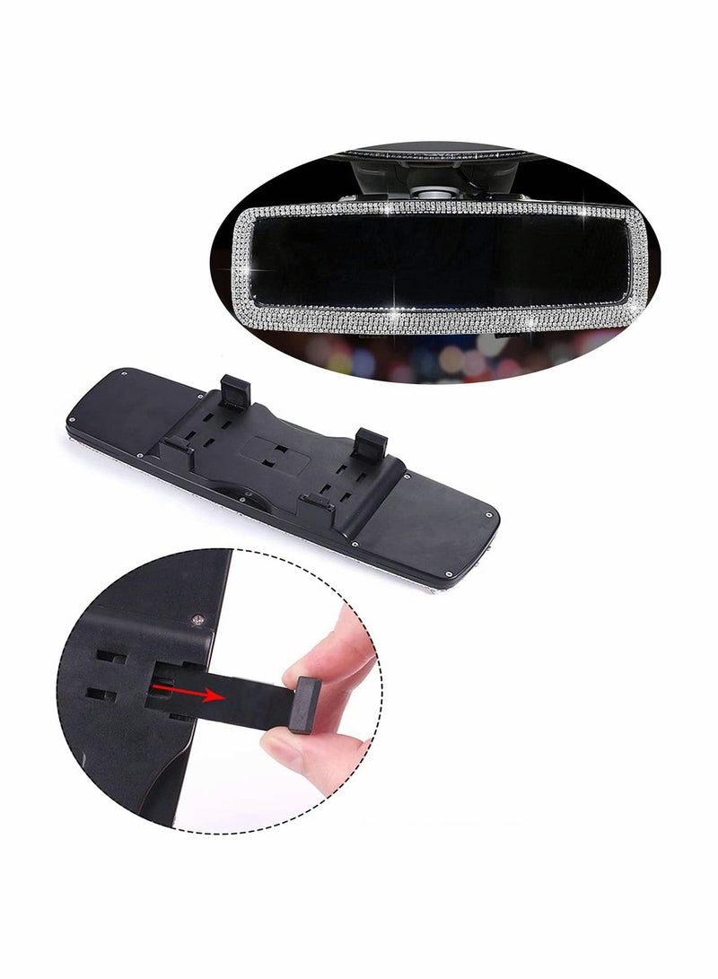 KASTWAVE Bling Rhinestone Car Rear View Mirror - Image 4