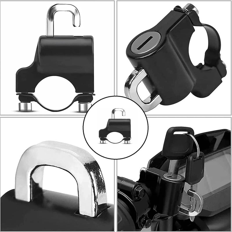cheekyglo Multifunctional Motorcycle Helmet Lock, 2023 New Universal Motorcycle Helmet Lock - Motorcycle Helmet Lock, Anti-Theft Motorcycle Helmet Lock for Motorbike/Bike (2) 2 - Image 2
