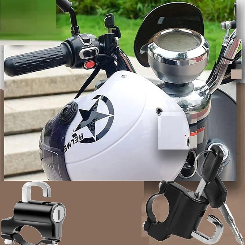 cheekyglo Multifunctional Motorcycle Helmet Lock, 2023 New Universal Motorcycle Helmet Lock - Motorcycle Helmet Lock, Anti-Theft Motorcycle Helmet Lock for Motorbike/Bike (2) 2 - Image 5