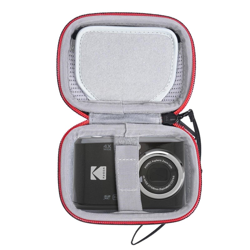 RLSOCO Camera Case for KODAK PIXPRO FZ55FZ45FZ53FZ43FZ41 16MP Digital Camera Mesh Bag Fits Batteries Cable Memory Card Card Reader Compact Design with YKK Zipper - Image 2