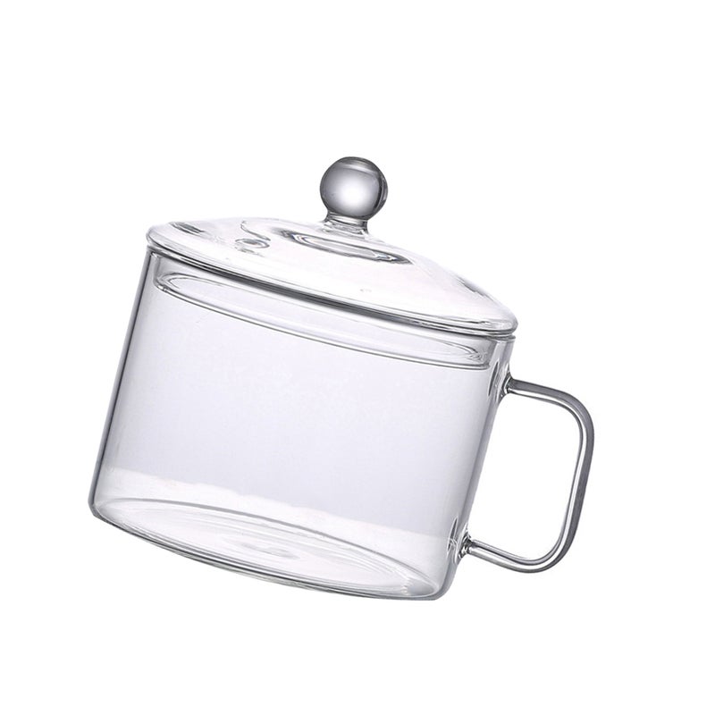 2pcs Useful Glass Cooking Pot Multi-function Open Fire Heating Health Stew Noodle Pot Noodles Bowls for Home Kitchen Restaurant 1500ml - Image 1