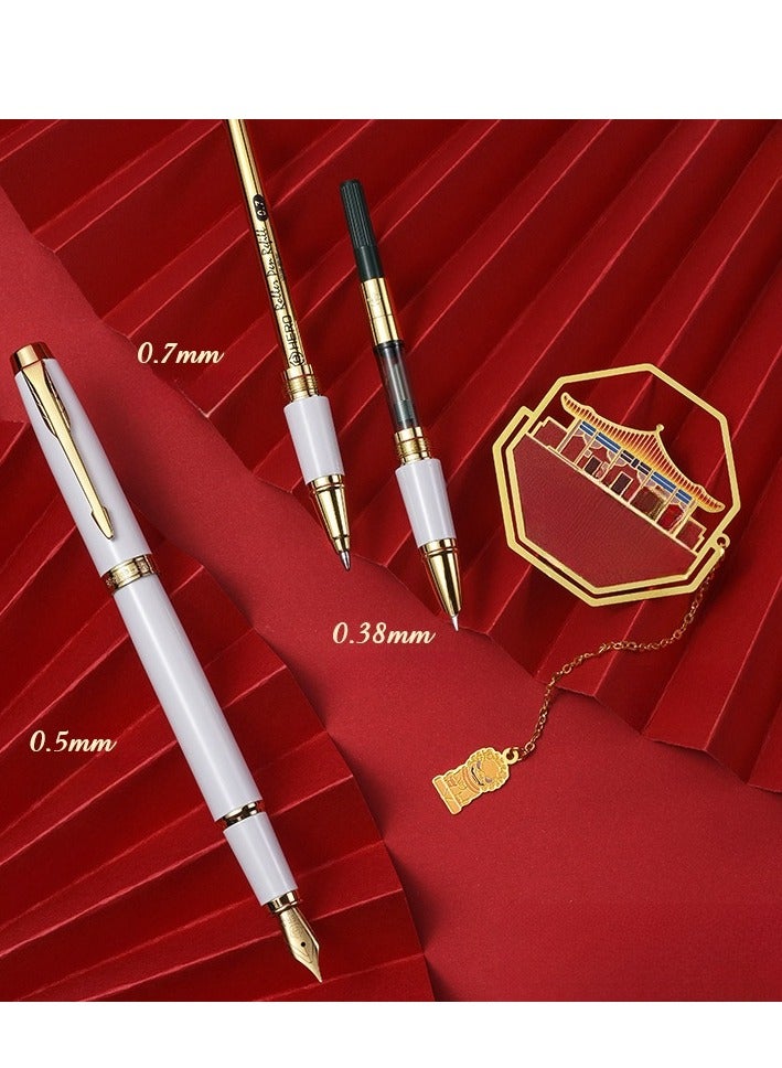 Hero Pen Teacher's Day Gift Box Chinese Style Bookmark Ink Set for Business Men and Women High end Gifts - Image 3