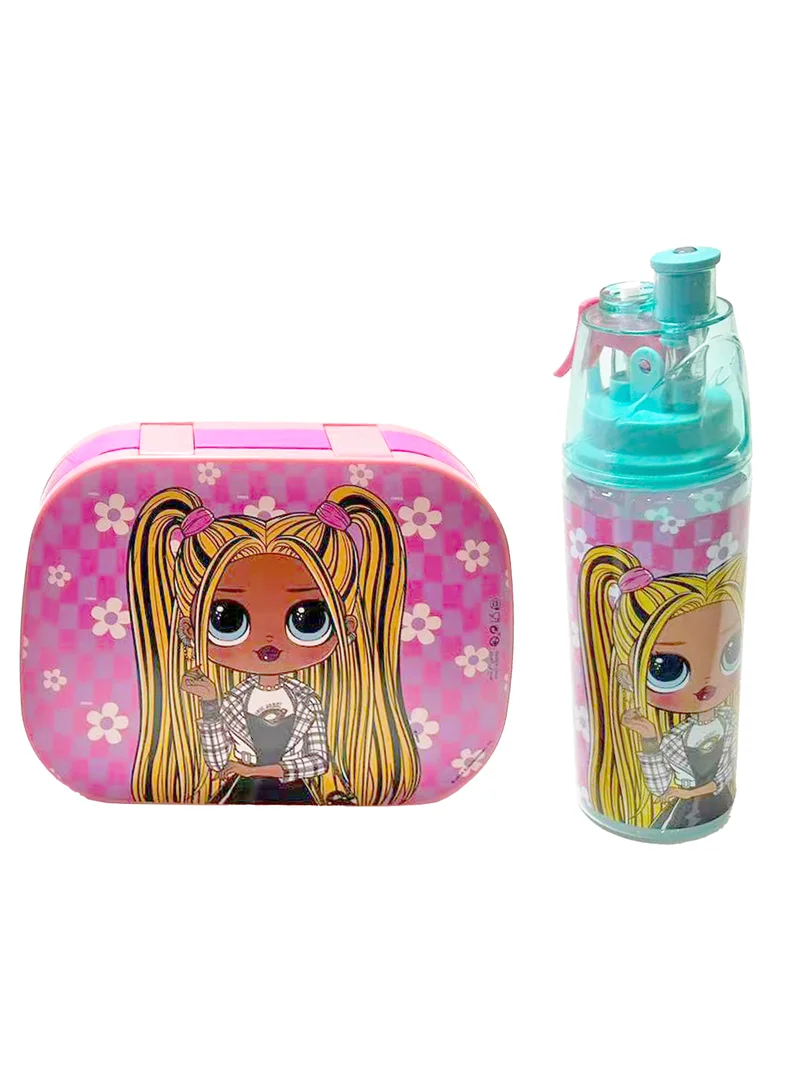 ام جي اي MGA LOL Got That Glow 3-In-1 Smash Lunch Bag, Water Bottle And Lunch Box Set