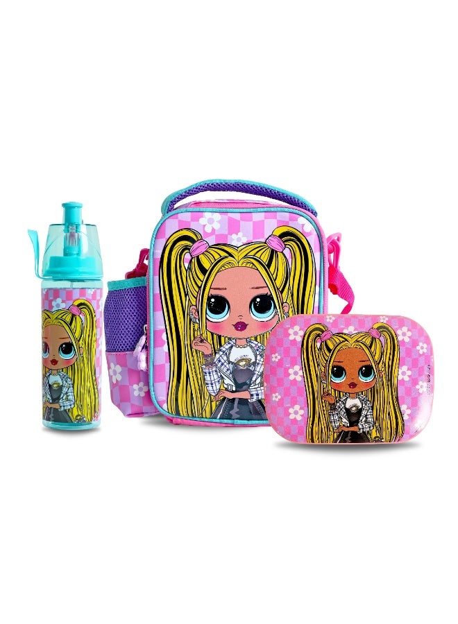 ام جي اي حقيبة غداء متكاملة      في  مع زجاجة ماء وصندوق غداء - Image 1