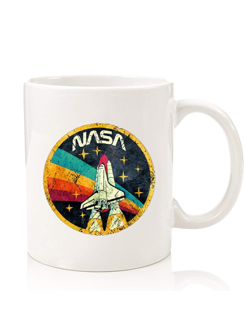 Theodor Premium Quality Two Sided Printed Coffee Mug Tea Cup For Home Office, Kids Men Women Nasa 2 - Image 1