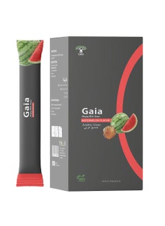 GAIA Watermelon Gaia Gum Arabic 15 Sachets - Digestive Health - Cholesterol Management - Weight Loss Help - Prebiotic Power - Blood Sugar Balance - Skin Vitality - Nutrient Rich 