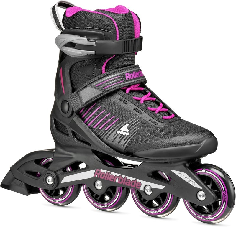 Rollerblade Zetrablade Women's Adult Fitness Inline Skate, Black and Pink - Image 1