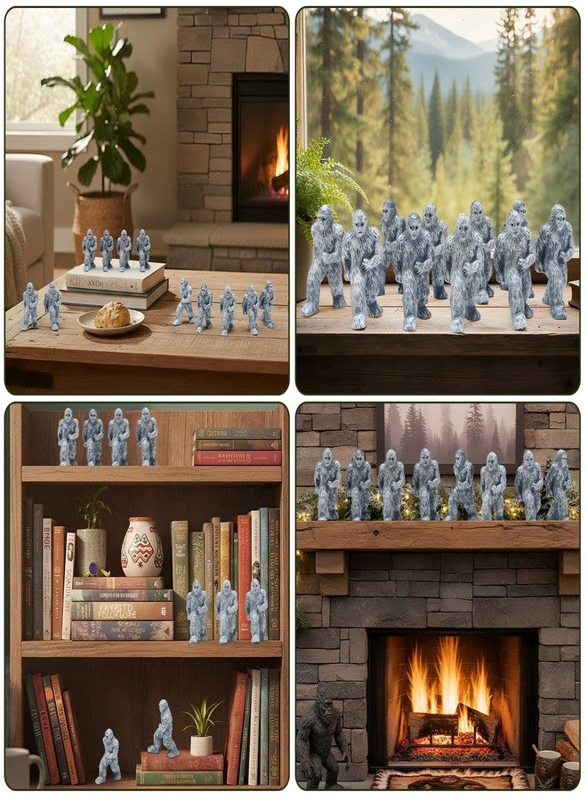 RoundFunny 100 Packs Mini Bigfoot Figures Little Sasquatch Figurine Decorations Big Foot Resin Figurines Mini Bigfoot Figures Bulk for Hide and Seek Props Birthday Holiday Party Gifts Home Decor - Image 5