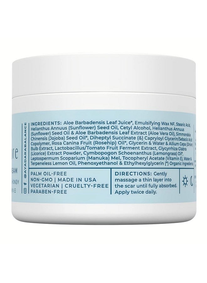 AYADARA Acne Scar Healing Cream, 2 Fl Oz, Acne Scar Treatment For Face, Stretch Marks, Body Scars, Acne Scar Removal Cream For Body, Acne Scar Remover For Cuts And Burns, For All Skin Types, 200+ Uses - Image 2