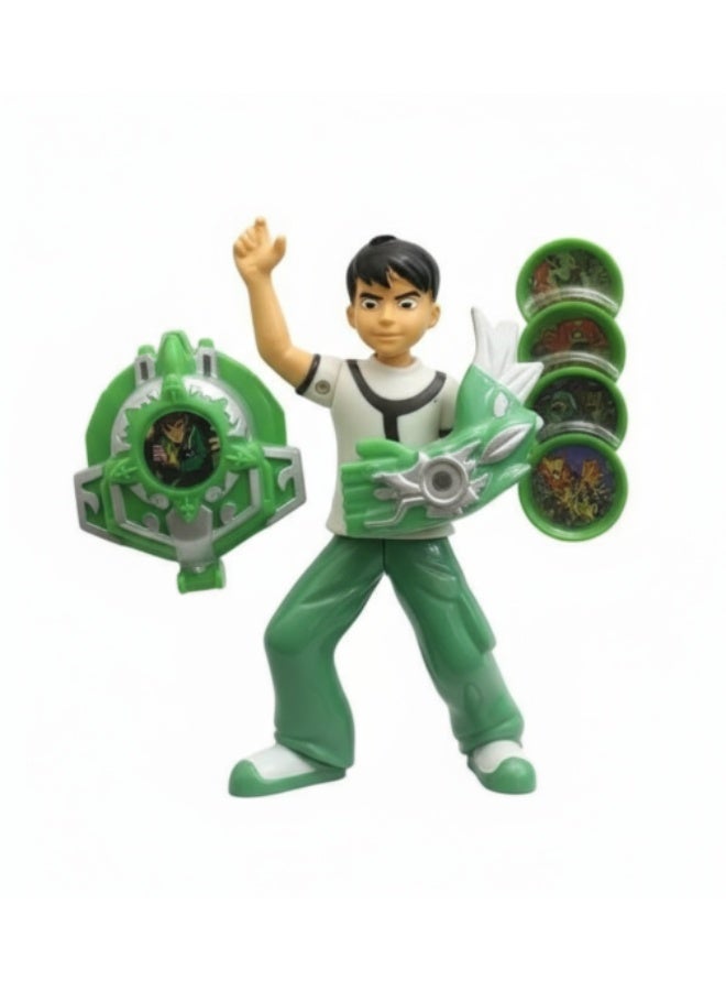 Premium Ben 10 Alien Force Digital Slap Watch – Green Cartoon Wristwatch for Kids with Omnitrix Design - Image 1