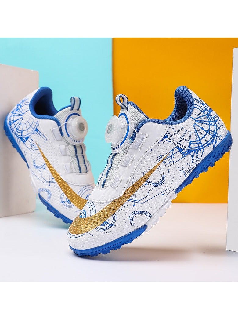 Hard court football shoes outdoor and indoor professional youth and children's football shoes - Image 2