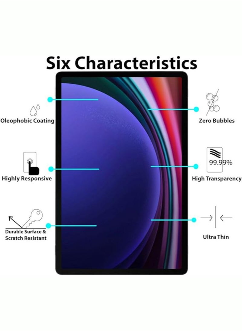Generic Samsung Galaxy Tab S9 [2023] / Tab S8 [ 2022] / S7 [ 2020], [11.0 inches] Screen Protector 9H Hardness Tempered Glass Film [HD Full Protection][Easy Installation] Anti-scratch Cover  - Image 4
