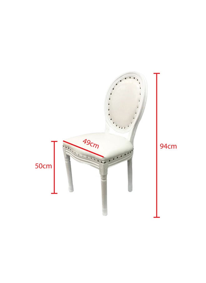JILPHAR FURNITURE Jilphar Furniture Vintage Upholstered Fabric Dining Side Chair JP1368C  - Image 4