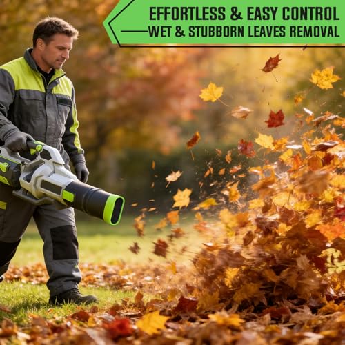 Sealegend Car Drying Nozzle Compatible with EGO Leaf Blower Models 530 575 580 615 650 670 765, Compact Nozzle Attachment for Easy Snow & Leaves Removing, 360°Rotation & Scratch Protection, 9.5 in. - Image 4