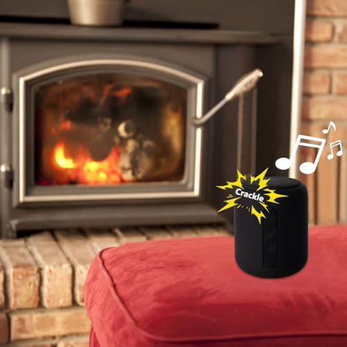 Roamoris BassBoosted Electric Fireplaces Crackler Sound BoxFire Crackling Speaker MachineRechargeable Portable Sound Box forWhite Noise24 Hours Playtime190 Different Music - Image 3