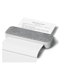 Thermal Transfer Portable Printer, Supports US Letter & Legal Length, Wireless Bluetooth Mobile Travel Printer, Compatible with Android and iOS, Prints Documents, Web Pages, Photos Inkless Printer