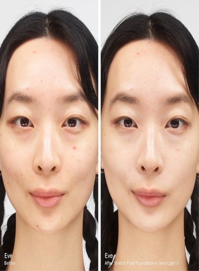 Glossier Stretch Liquid Foundation – Buildable Coverage,     Very Light 3 - yellow base tone 30ml - Image 3
