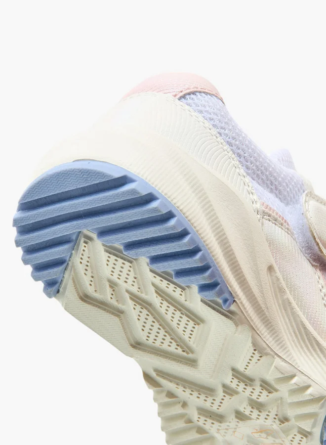 Barefeet Panelled Sneakers with Hook and Loop Closure