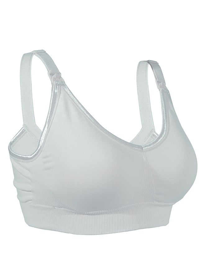 أوكوس حمالة صدر أمومة ورضاعة أصلية بكوب كامل - رمادي فاتح - مقاس متوسط - Image 2