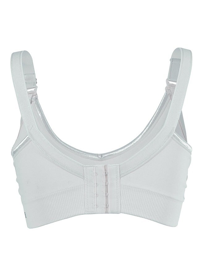 أوكوس حمالة صدر أمومة ورضاعة أصلية بكوب كامل - رمادي فاتح - مقاس متوسط - Image 3