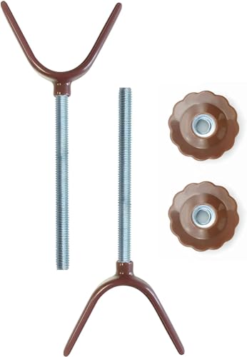 Vmaisi 2 Pack 8MM Baby Gate Y Shaped Threaded Spindle Rod Adapter for Pet & Dog Pressure Mounted Safety Gates - Image 1